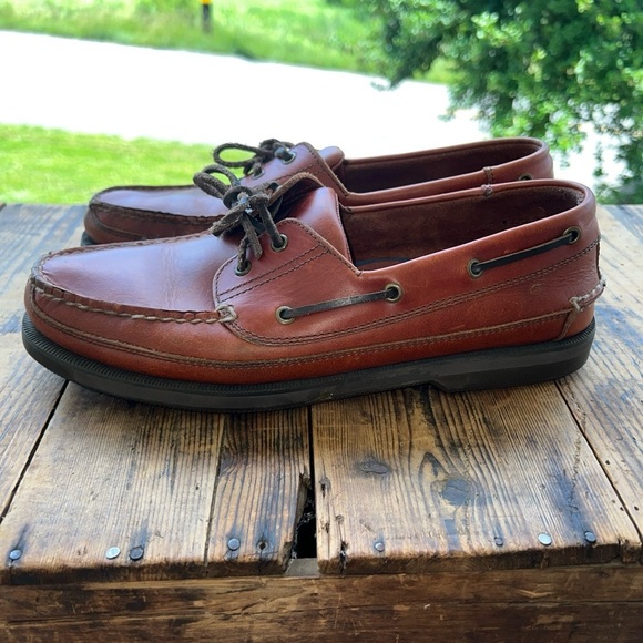 LANDS END VINTAGE 1982 'AO MENS SHOES  #59055 SIZE 12M "RARE" - Picture 5 of 10